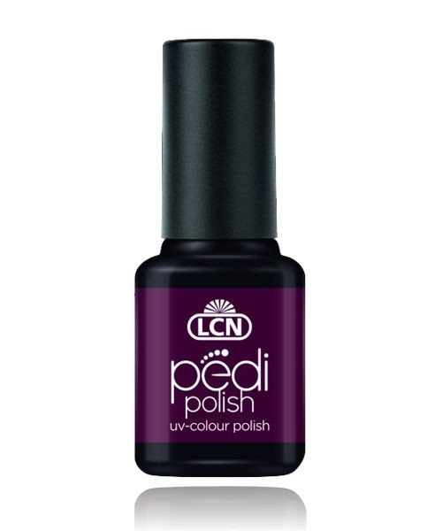 LCN Pedi Polish UV-Colour seduction in black cherry, 92386-3