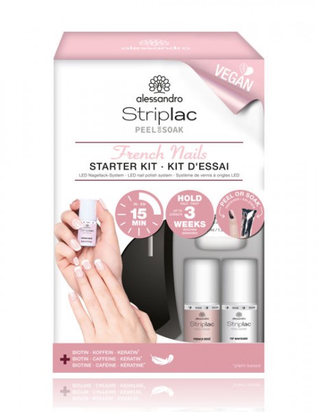 alessandro Striplac Peel or Soak Starter Kit French *VEGAN*, 48-521
