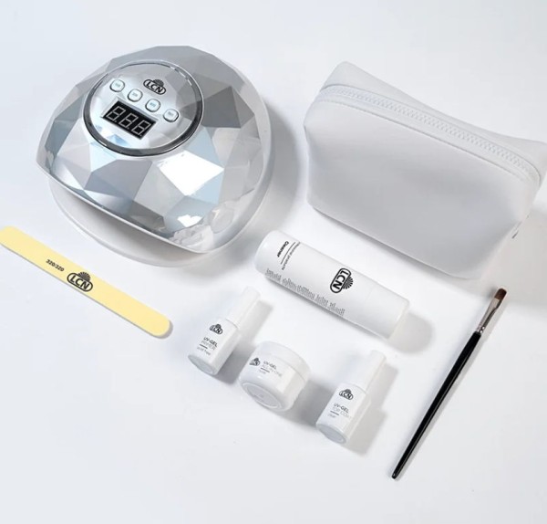 LCN UV-Gel Basic Starter Set mit Lichtgerät, 93030