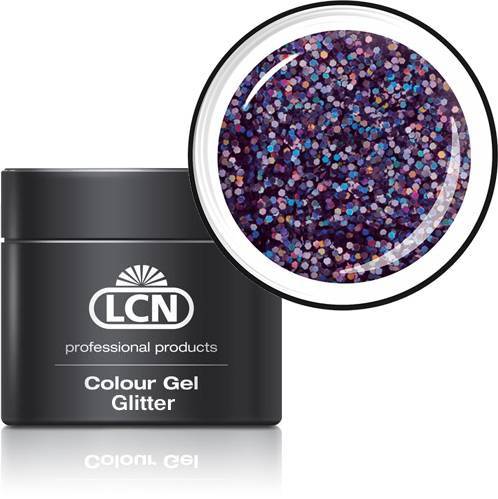 LCN Glitter Gel 20615-6 lavender hologram