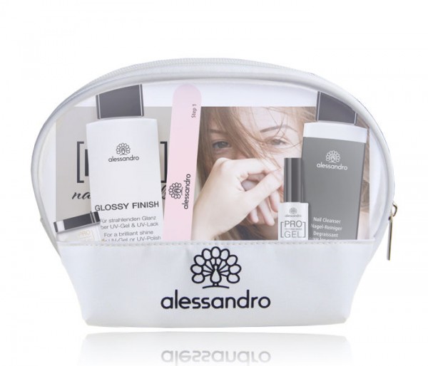 alessandro Naturnagelverstärkung Protecting Base Gel Set Clear Diamond, 23-112