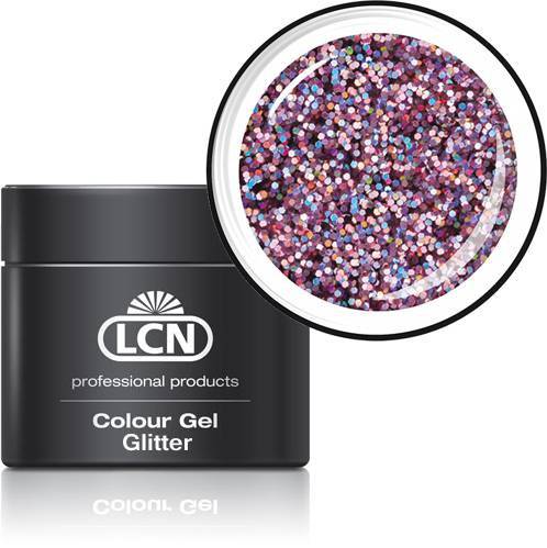 LCN Glitter Gel 20615-7 pink hologram