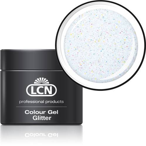 LCN Glitter Gel 20615-24 white hologram