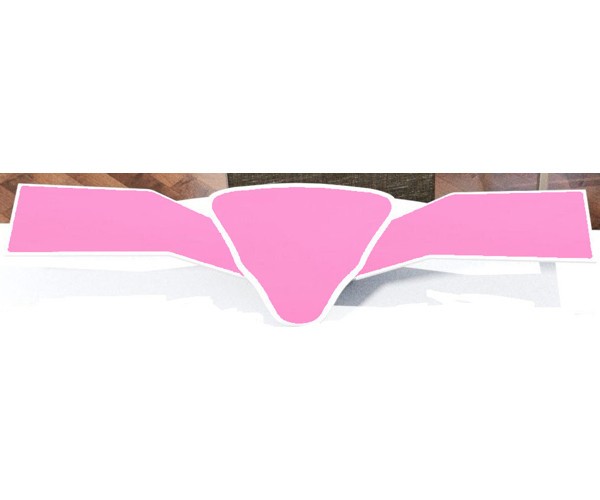 Kratzschutzfolien-Set für Armauflage, Rosa