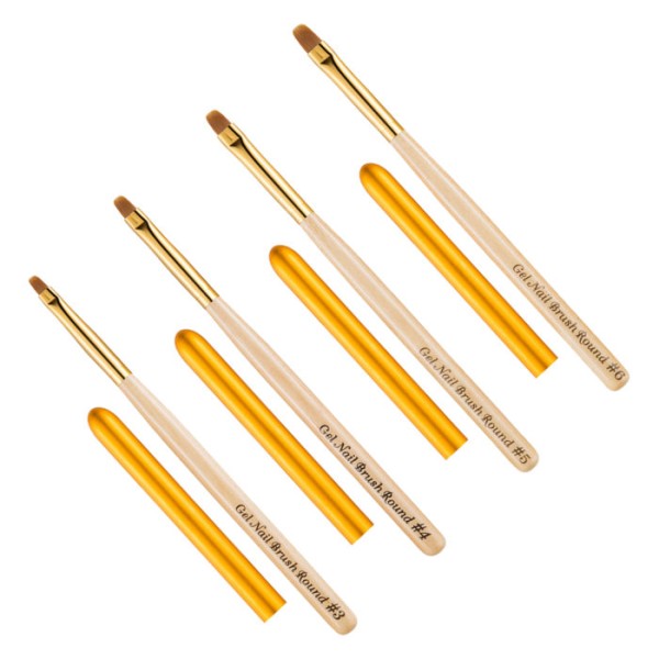 Modellagepinsel Gelpinsel, Set mit 4 Pinseln