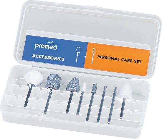 Promed Schleifkörper Set Personal Care, Fräser - Aufsatz, 198014